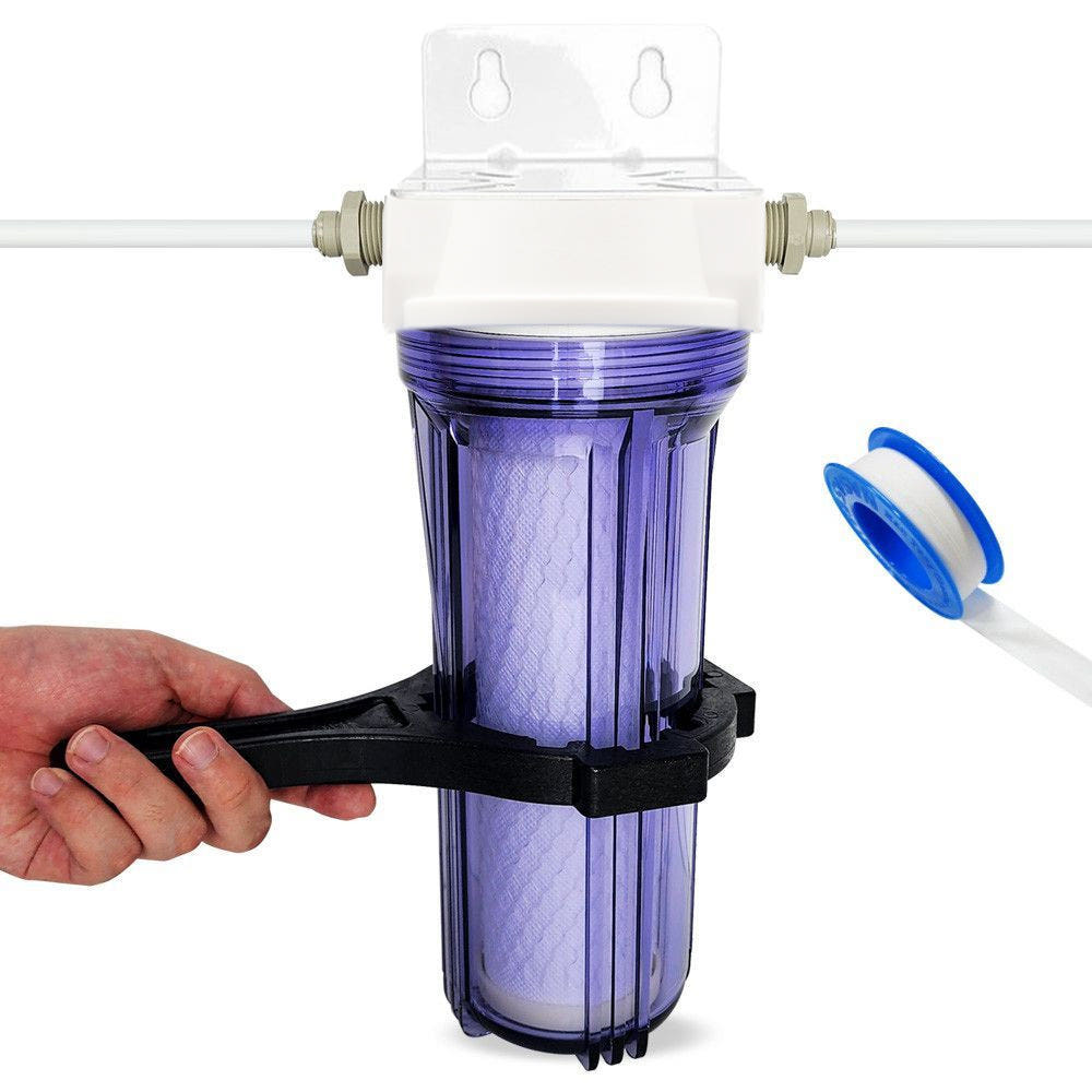 지하수필터 농막 농가주택 필터하우징 중공사융합필터 1단세트 42,900원