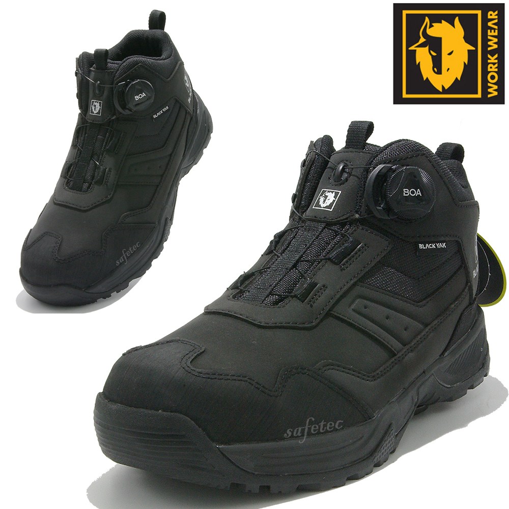 블랙야크 안전화 YAK-527D 블랙 보통작업화 KCS인증 남자 여성 논슬립 다이얼 99,000원