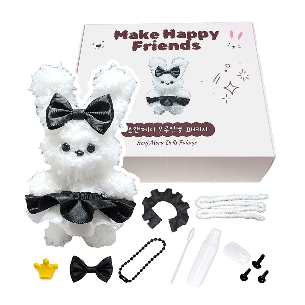 로앤제이 모루인형 만들기 DIY키트 패키지 모루 재료 부자재 키링 만들기 세트 악세사리 철사인형 털철사 동물철사 9,800원