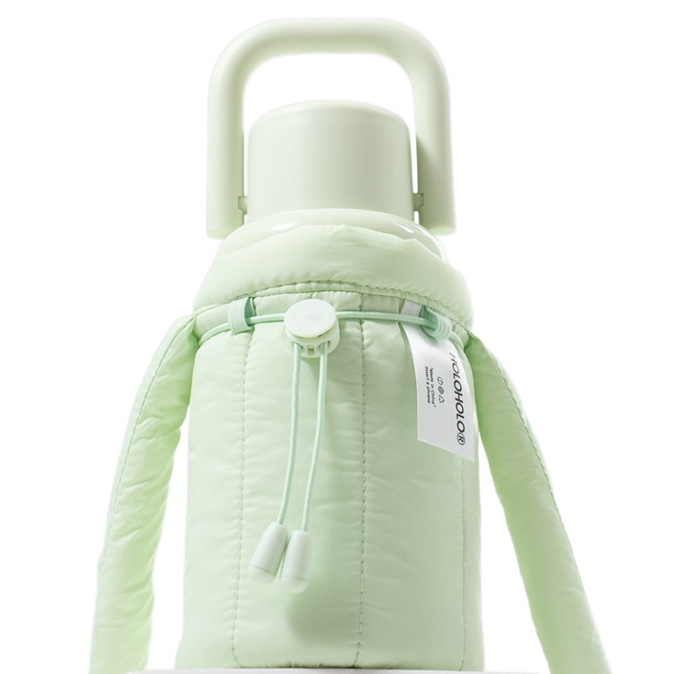 홀로홀로 밀크 원터치 보온 텀블러 + 구름 파우치 세트, GREEN, GREEN, 1세트, 430ml 36,400원