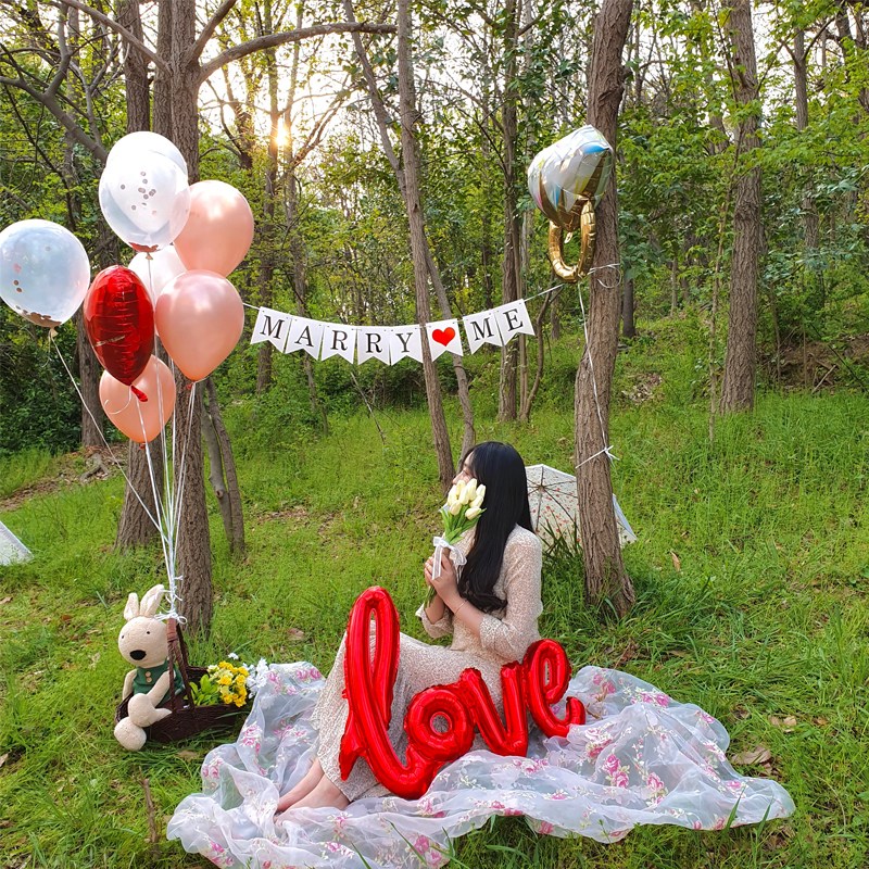 파티앤온 프로포즈 이벤트 가랜드&풍선세트 20,900원
