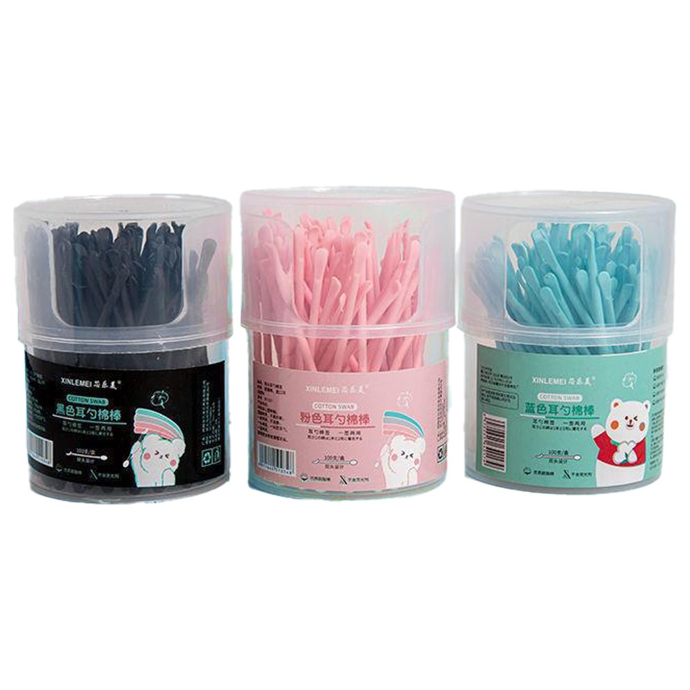 [1+1] 일회용 플라스틱 귀이개 기능성 친환경 면봉, 100개입 7,900원