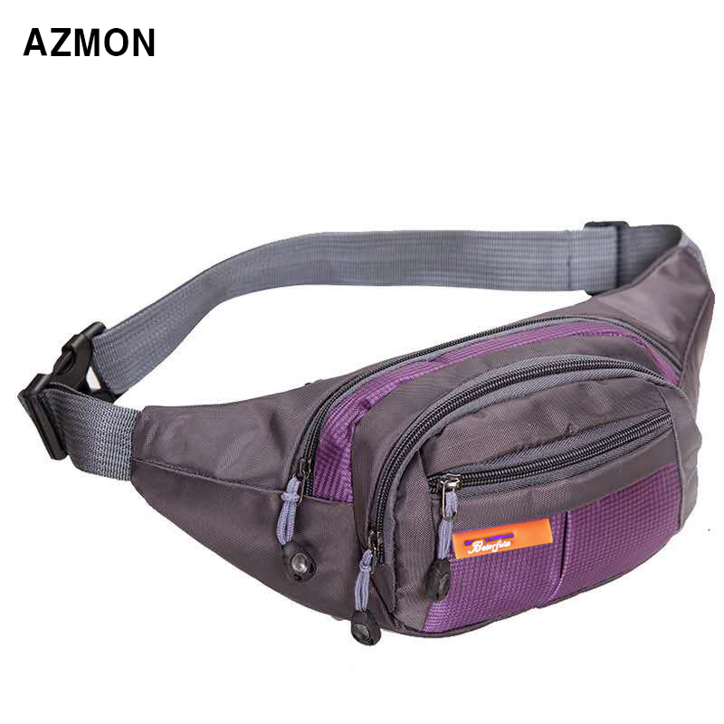 AZMON 멀티 포켓 미니 힙색가방 다용도 방수 크로스백 35cm x 14cm x 15cm 남여공용 2.5L 9,800원
