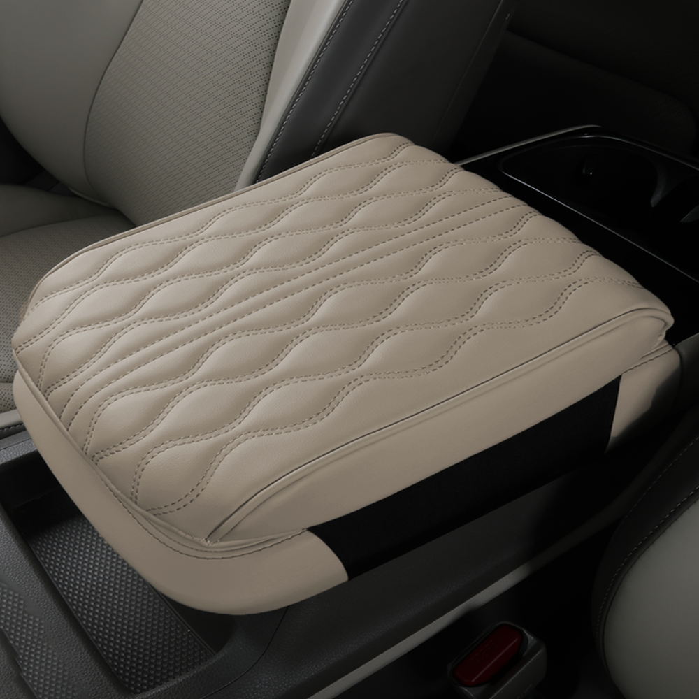 메이튼 4세대 카니발 KA4 전용 가죽 팔걸이 콘솔쿠션, 코튼베이지, 1개 33,940원