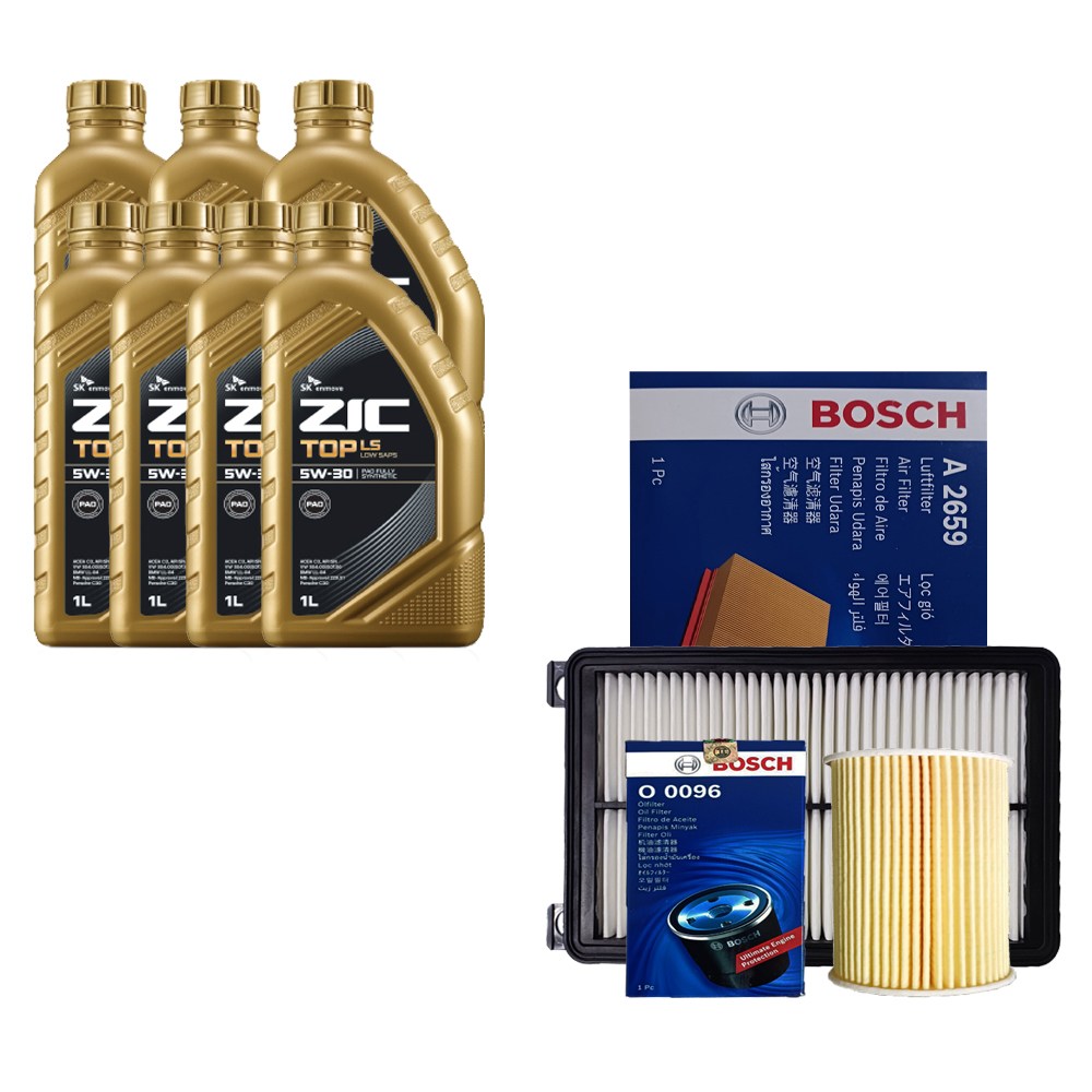 올뉴쏘렌토(UM) 디젤 지크 탑 LS 5W30 7L 엔진오일 필터 세트 0096-2659 133,000원