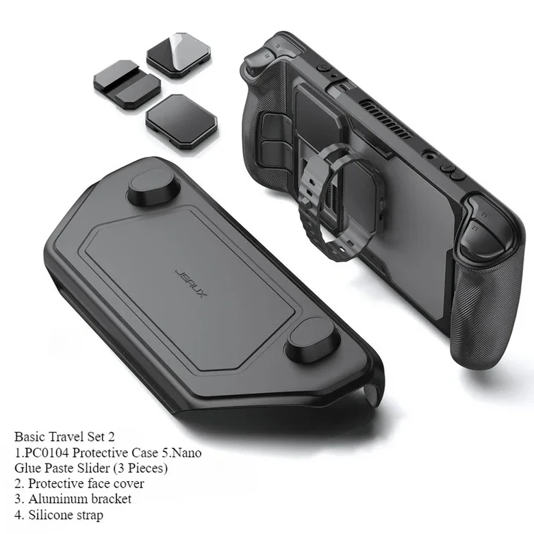 올스토어 JSAUX 스팀덱 OLED 케이스 충격 흡수 및 낙하 방지 모듈형 게이밍 액세서리 (탈착식 전면 쉘 포함 48,600원