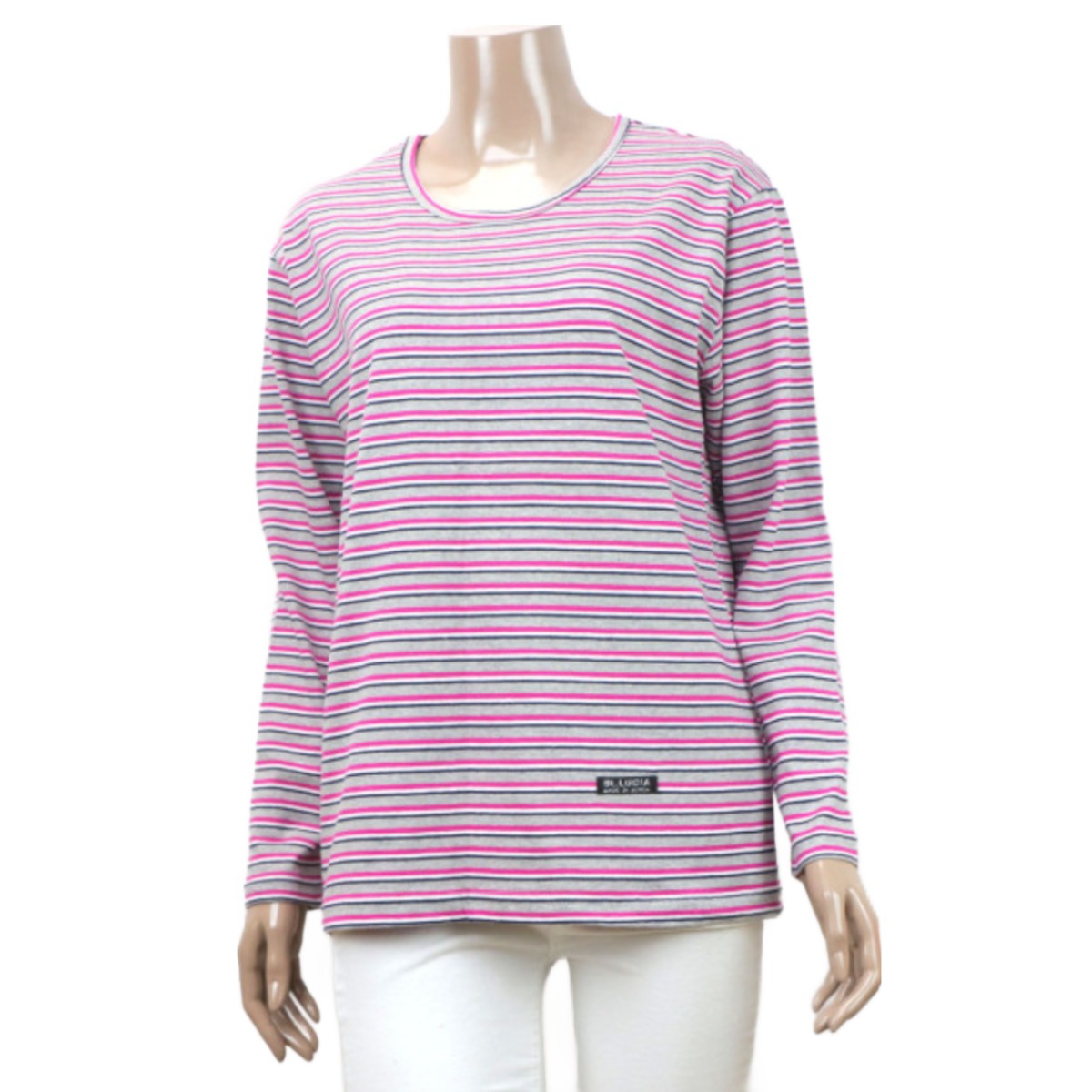 엄마티셔츠 순면 면100 할머니 면티 줄무늬 국산 15,900원