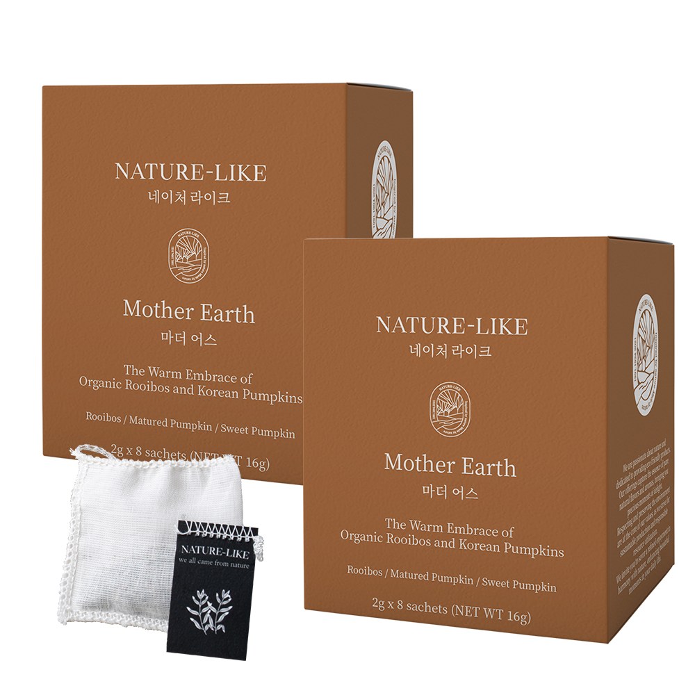 네이처라이크 마더어스_ 무카페인 국산 호박 루이보스 임산부차 순면 티백 잎차 미세플라스틱NO 항산화 달달한 호박블렌딩 프리미엄 유기농 허브티 35,000원