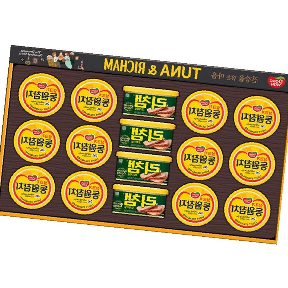 LW 동원 튜나리챔 100호 4세트입 한박스 햄 참치 명절 추석 설날 선물세트 OC_0206TCM 313,940원