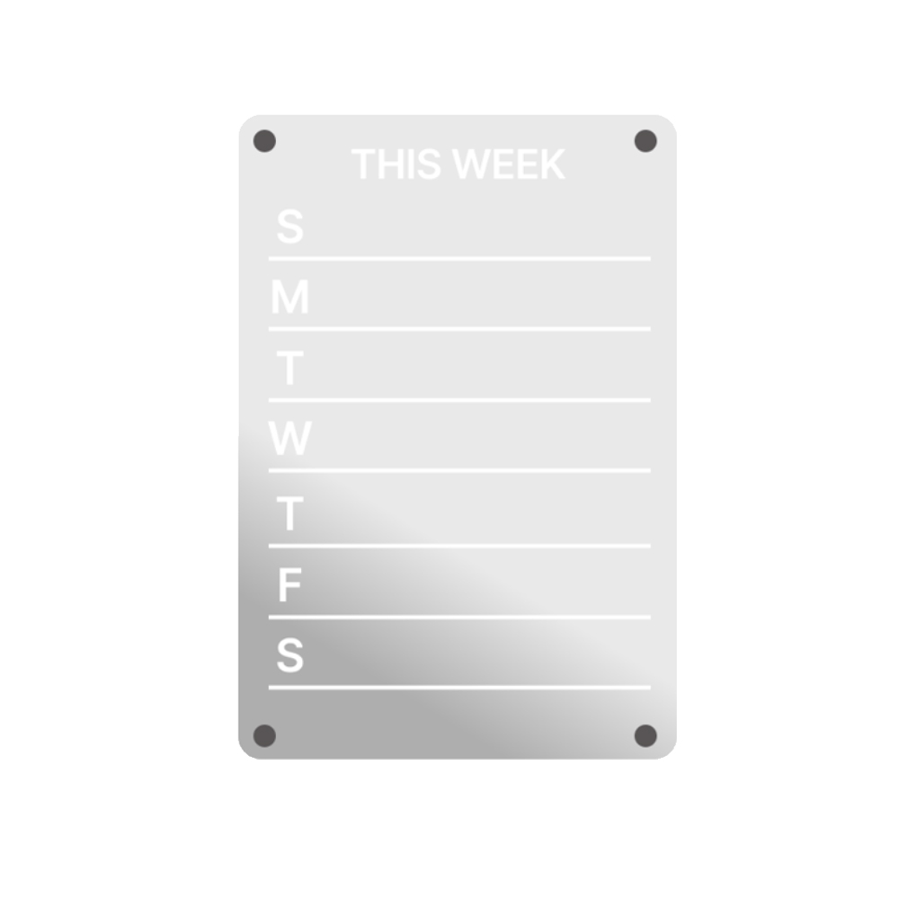 [무심] 투명 아크릴 자석 냉장고 메모보드, 1개 10,500원