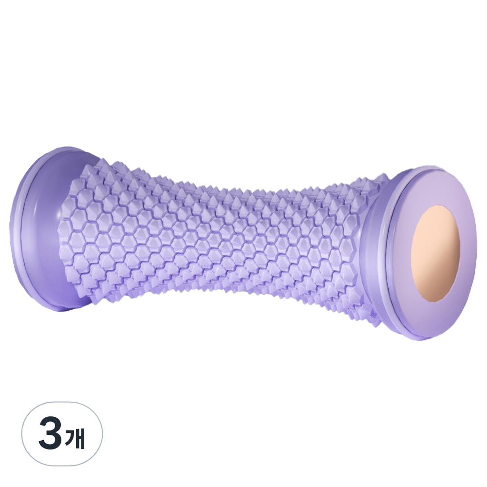나홈 발 마사지 롤러 발바닥 지압기 ONE SIZE, 퍼플, 3개 15,300원