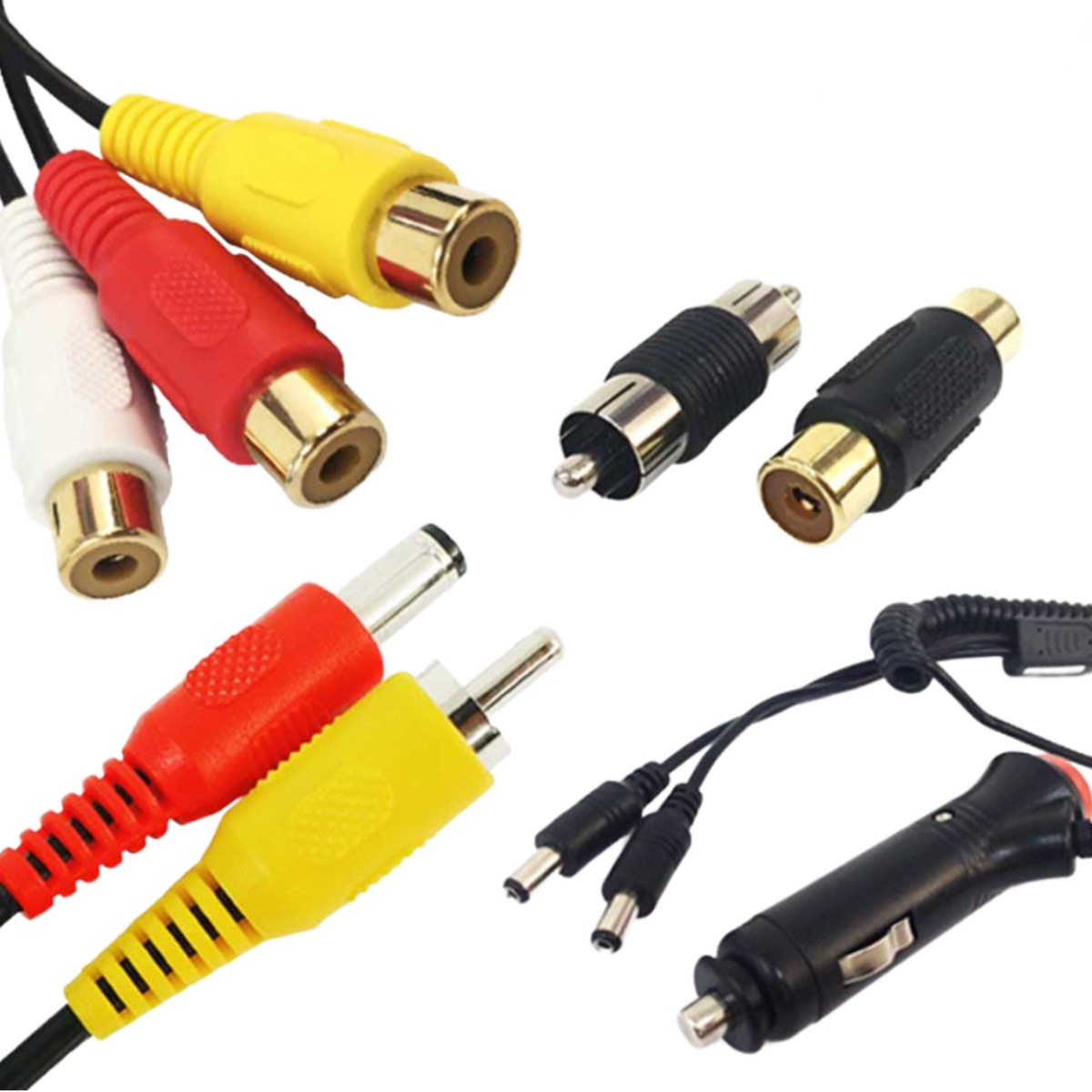 아이소라 RCA AV 영상케이블 네비게이션 변환젠더 4극 3극 추가영상선모음 10,500원