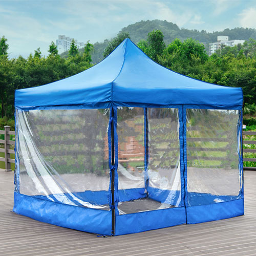 캠인노크 벨크로 캐노피 방수 천막 <프레임+지붕+투명바람막이> 290,000원