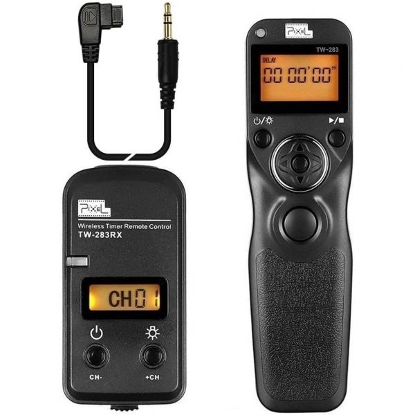 픽셀 타이머 무선 셔터 릴리즈 원격 제어 TW283 N3 인터벌로미터 캐논 R3 R5 R5C 10D 1DX 1DC 1DS 1D 5D 5DS 5DSR 6D 7D 50D 40D 3 95,300원