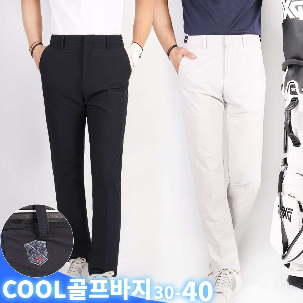[SPM] 쟌피엘B자수골프바지 남자 남성 스판 자수 포켓 히든밴딩 원터치후크 골프웨어 골프바지 아웃도어 37,800원