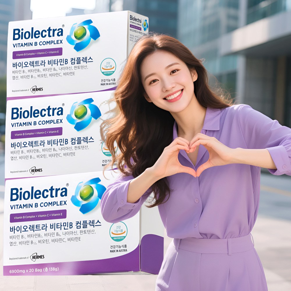 [110년기술의 자부심 약국판매정품] 바이오렉트라 비타민B컴플렉스 비타민 B군 C E함유 20포 3개 198,000원