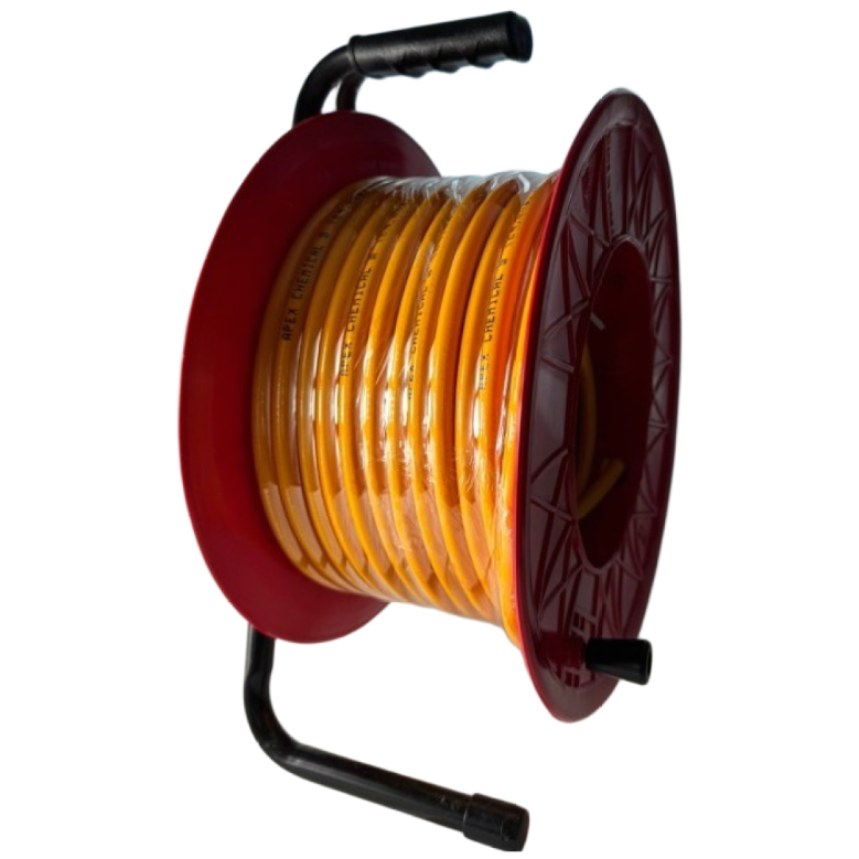 [에이팩스케미칼] 국산 PVC 에어, 임팩 릴호스 니플장착 6.5mmx30m, 50m, 1개 56,000원