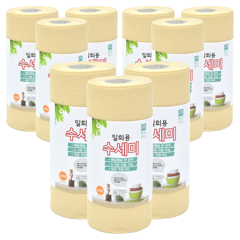 필굿리빙 일회용 수세미 60p 36,140원