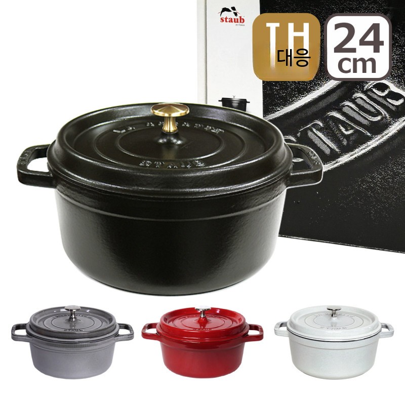 스타우브 피코 코코트 원형 24cm STAUB 냄비 IH 호환 326,100원