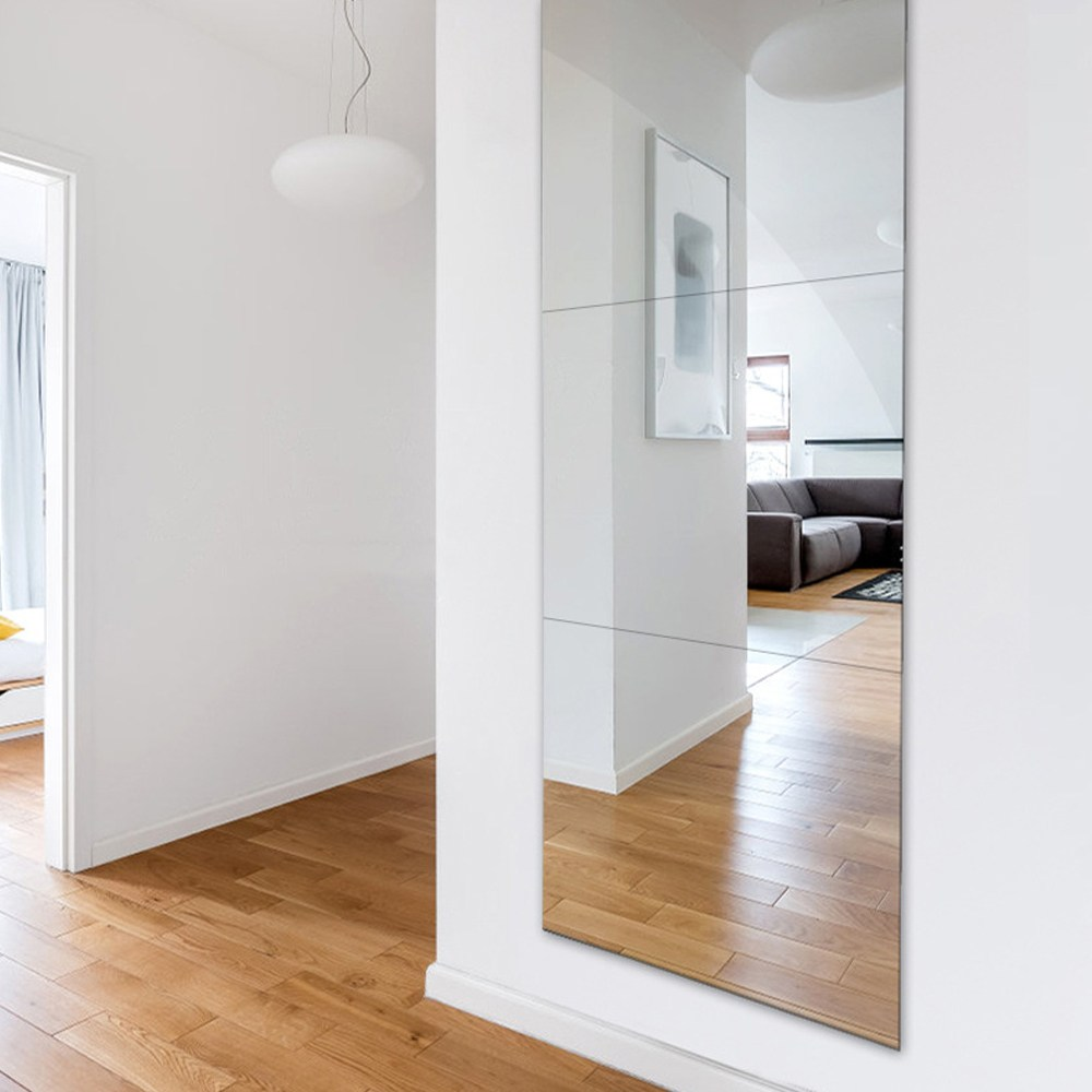 대형 모칸도 아크릴 거울 40X60cm 모서리 직각형 접착식 DIY거울 두께 3mm 재단가능, 모서리 직각형 19,900원