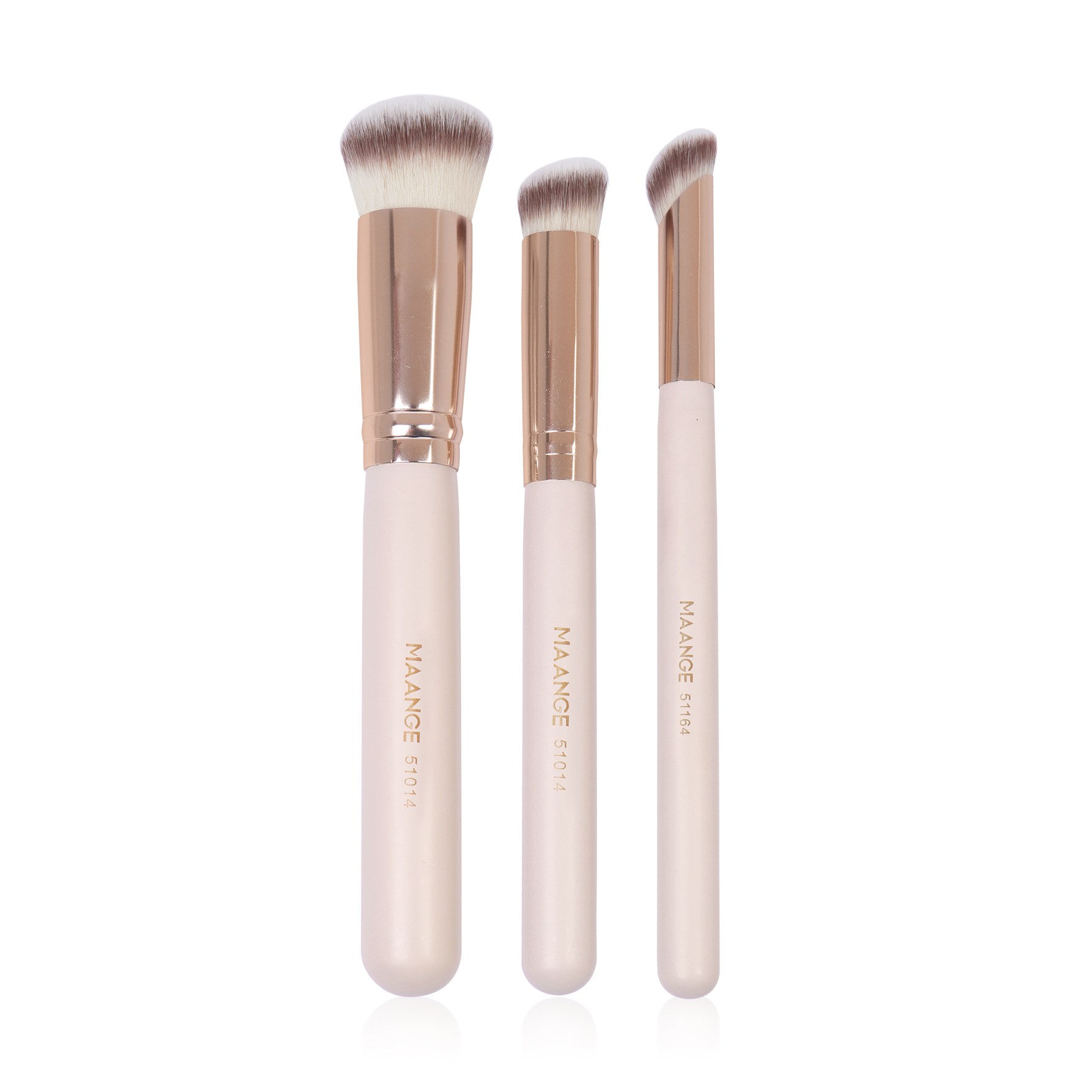 MAANGE 다기능 메이크업 브러시, 3피스, 핑크, 1개, Pink 8,900원