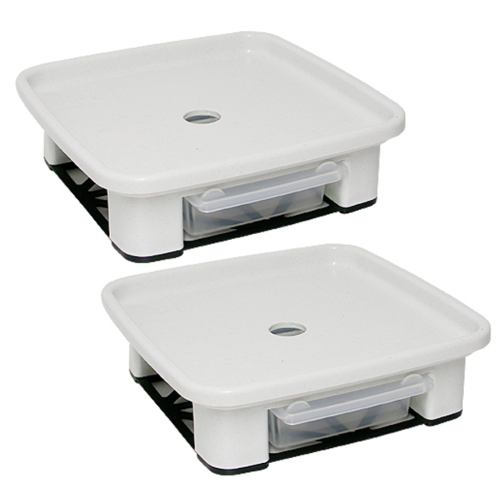 플라팜 정사각 화분받침대, 화이트, 2개 7,800원