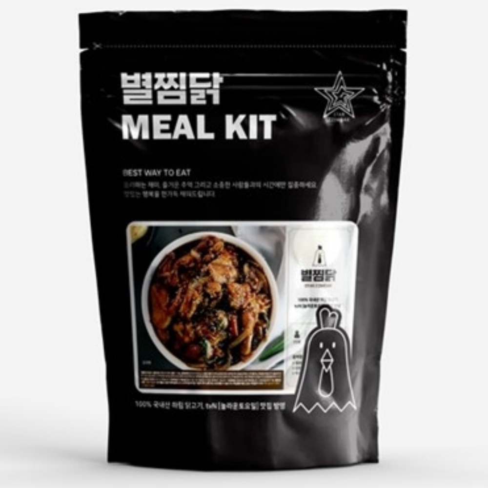 별찜닭 국내산 하림닭다리살 순살 찜닭 밀키트 안동찜닭, 1100g, 1개 12,900원