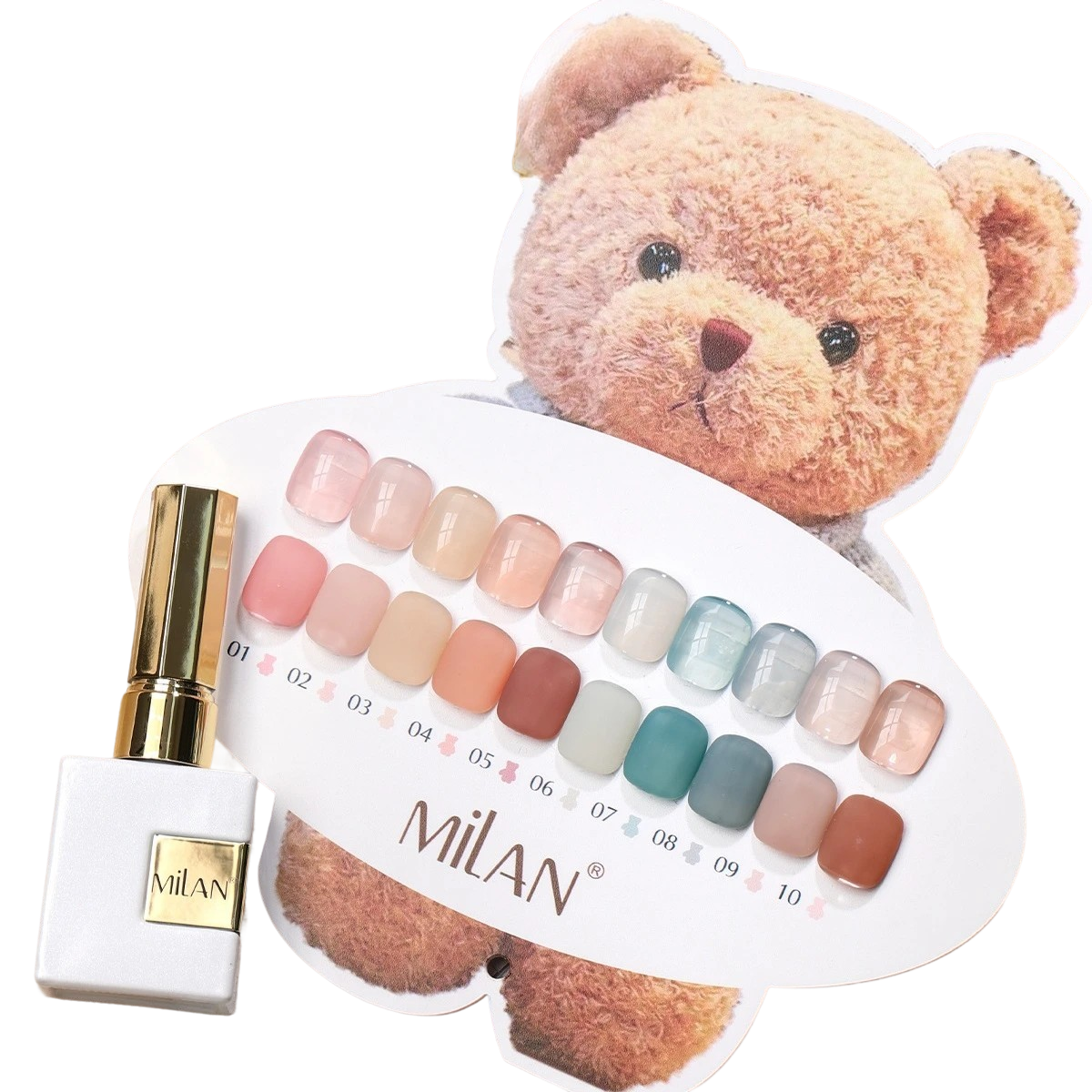 AS젤 MiLAN 누디로즈 시럽젤 10종 세트 15ml 네일, 1세트, MiLAN 누디로즈 10종 58,000원