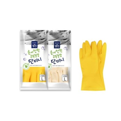 명진 단미니 고무장갑, 핑크, 1개, 대(L) 6,990원