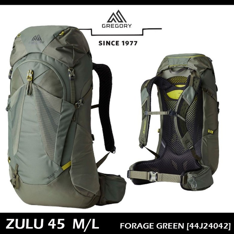 레인커버증정 줄루 45 리터 M/L 사이즈 FORAGE GREEN 44J24042 남성배낭 782478 421,540원