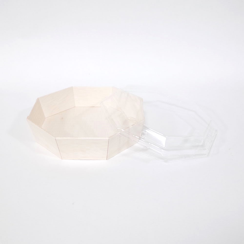 엠엔피 나무용기 팔각형 대 투명뚜껑, 5세트, 1개 18,680원