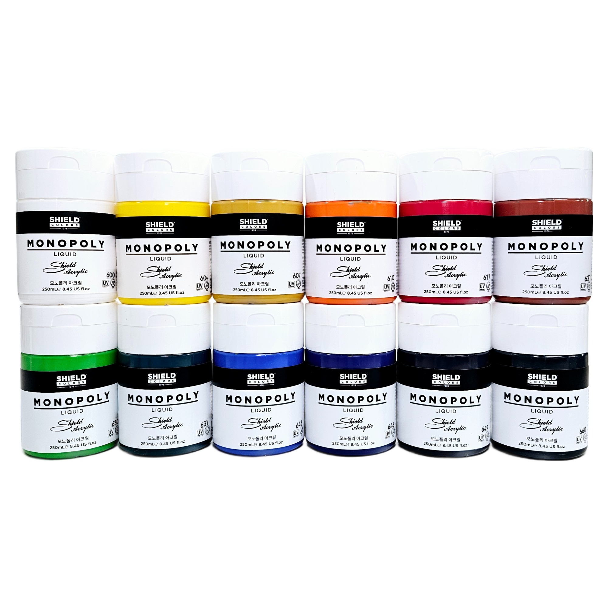 쉴드 모노폴리 아크릴물감 세트 49,000원