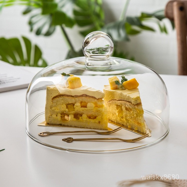 케이크 뚜껑 유리돔 접시 보관함 플레이팅 과일 디저트 케익 덮개, 06.직경 23cm 커버, 1개 18,250원