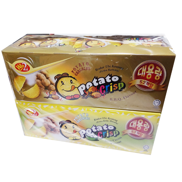 윈윈푸드 포테이토 크리스프 스낵 바베큐맛 50p + 사워크림맛 50p 41,510원