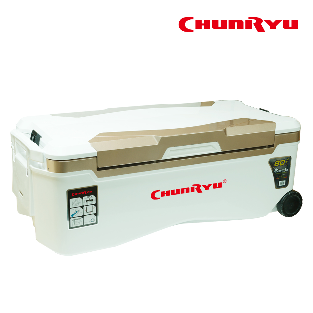 천류 / 아이스쿨러 / 보냉력X5 쿨함은 지키고 편리함은 업그레이드! / 세련된 디자인과 편리한 기능성, 1개, 화이트 169,000원