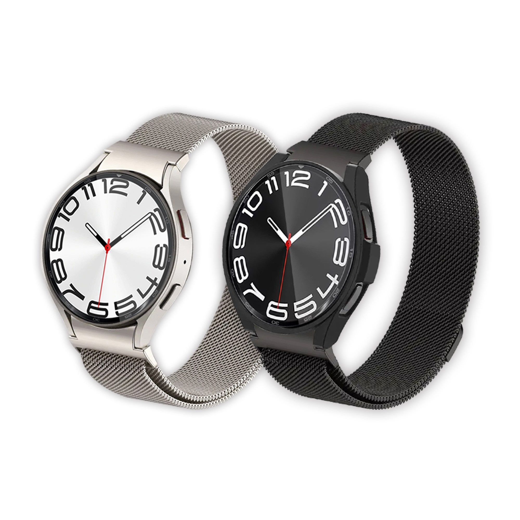 아이메이드잇 갤럭시워치 호환 2개입 세트 밀레니즈루프 스트랩, 04.스타라이트 + 블랙, 1개, 현재가 14,900원