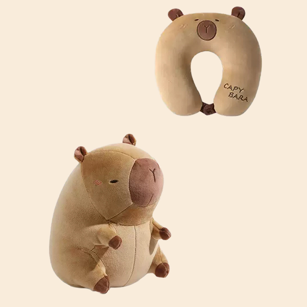 아트조이 카피바라 변신해바라 목베개 인형 16,400원