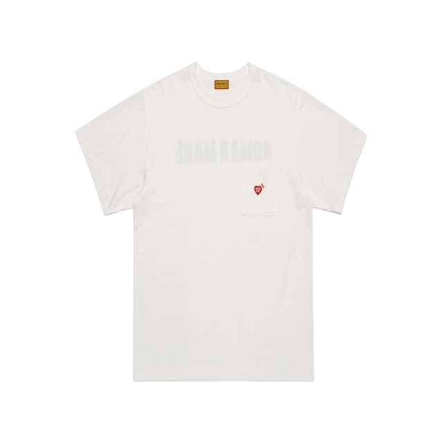 휴먼메이드 하트 포켓 반팔티셔츠 화이트 HM30CS048 230,000원