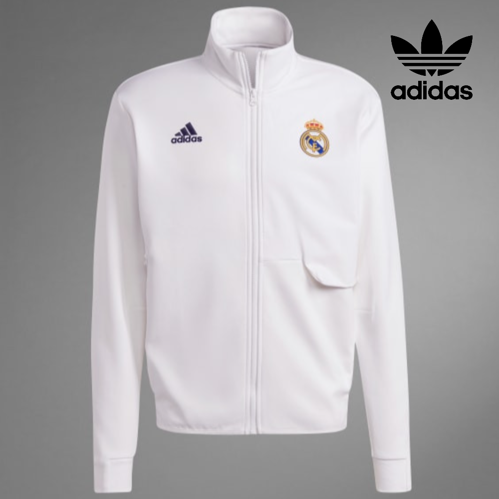 아디다스 레알마드리드 화이트 앤섬 져지 자켓 트랙탑 HY0643 159,000원