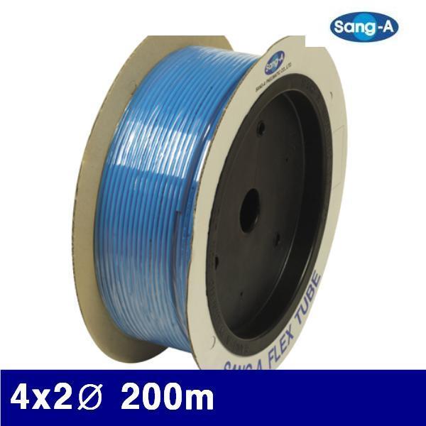 상아뉴매틱 6230108 우레탄 직관호스-원터치호스 4x2파이 200m 청색 (ROL) 51,180원