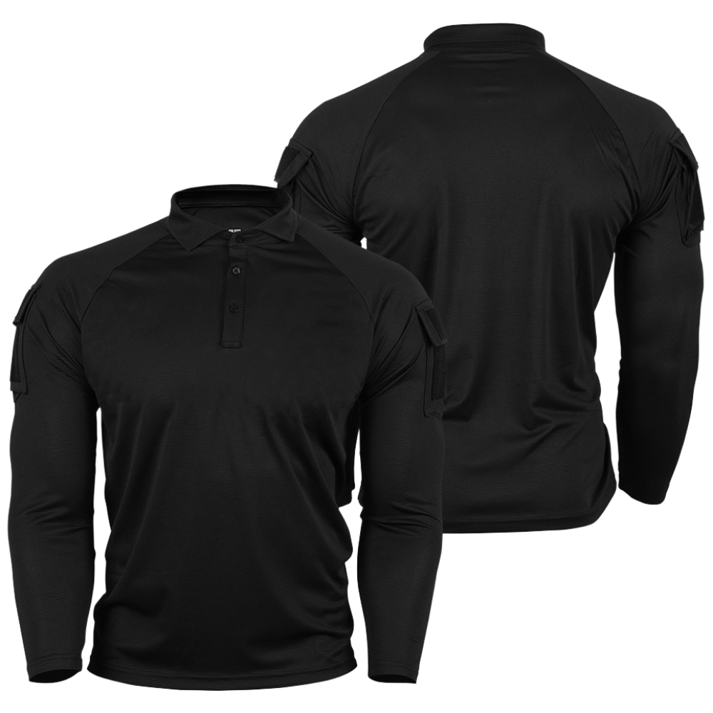 경호 택티컬 셔츠 아머 전술 긴팔 카라 티셔츠 + 시큐리티 가드 패치 - 간부티셔츠 부사관 강철부대 장교 45,000원