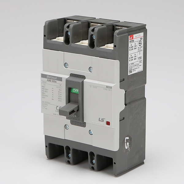 uga123 LS산전 ABS 203C(3P) 125A 150A 175A 200A 225A 85kA 배선용차단기 MCCB, 1개 230,000원