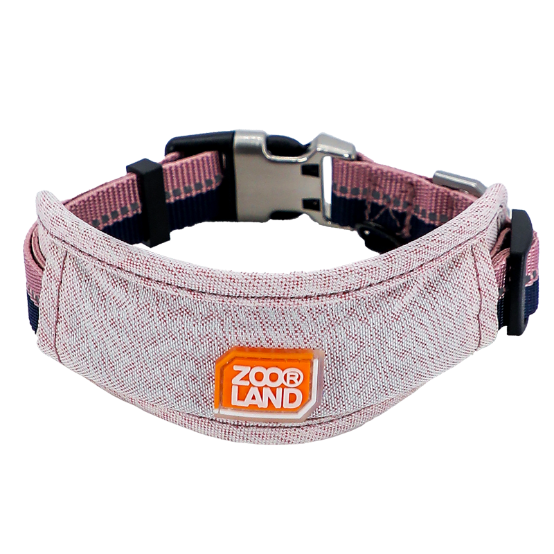 주랜드 강아지 기도 보호 쿠션 목줄, 핑크 + 네이비블루, 1개 18,570원