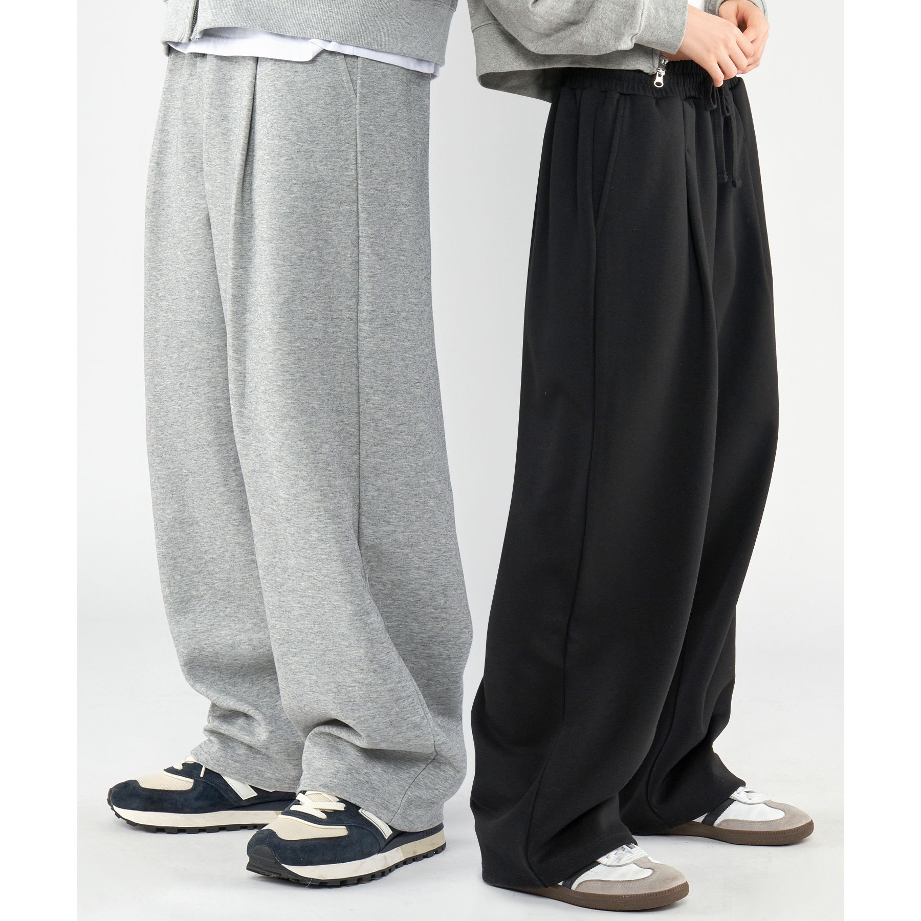 팀스핏 남성용 M~3XL 빅사이즈 원턱 와이드 밴딩 트레이닝 팬츠 26,900원