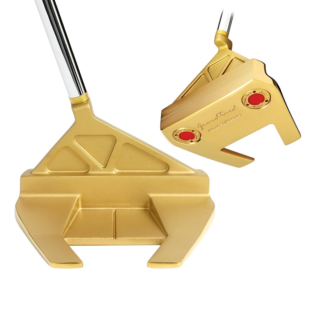 마쓰야마 제로토크 그랜드버드 두다리 삼각넥 말렛형 센타 GB 골드 퍼터, 3도 312,950원