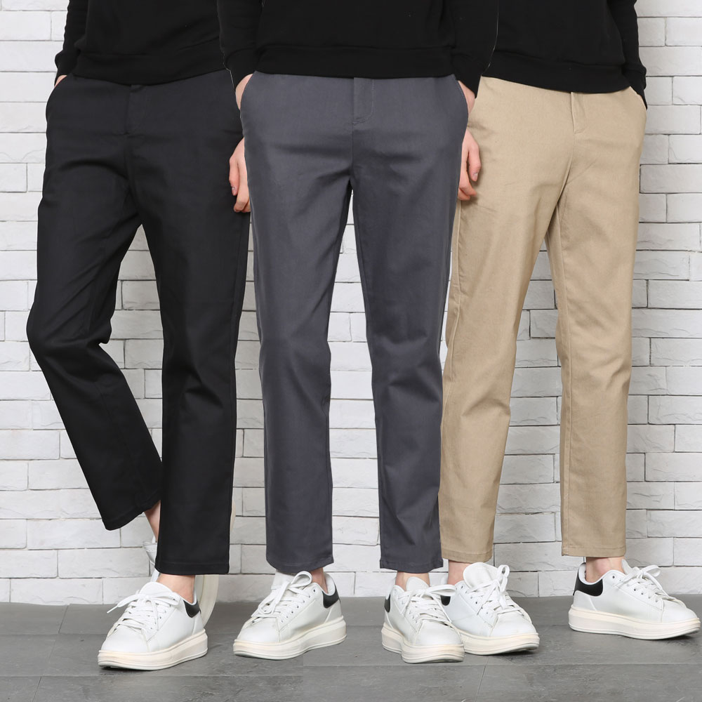 남성바지 사계절 치노 옆밴딩 스판 면바지 4종(택1) 29,800원