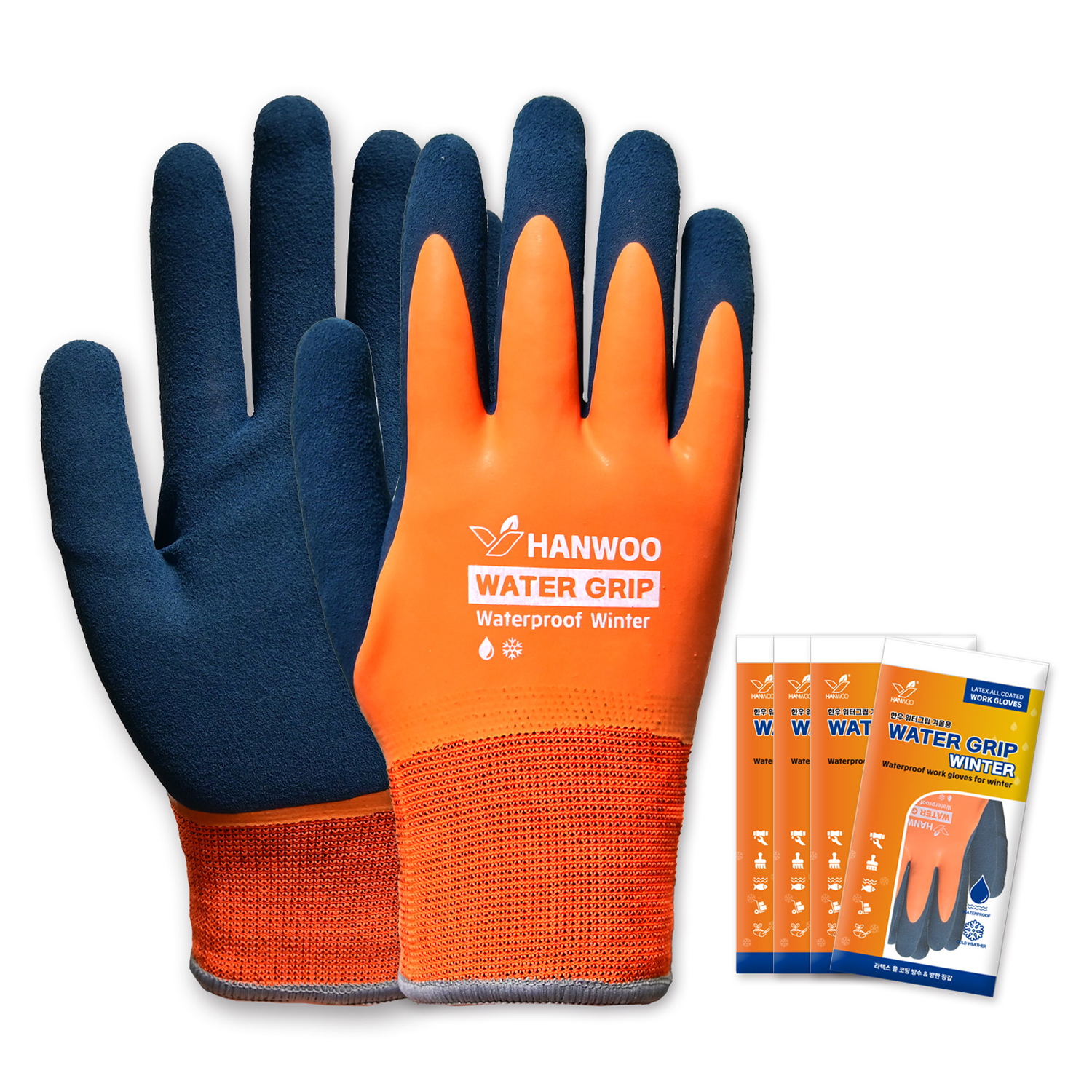 한우 라텍스코팅 방수장갑 워터그립 윈터 세트 20,700원