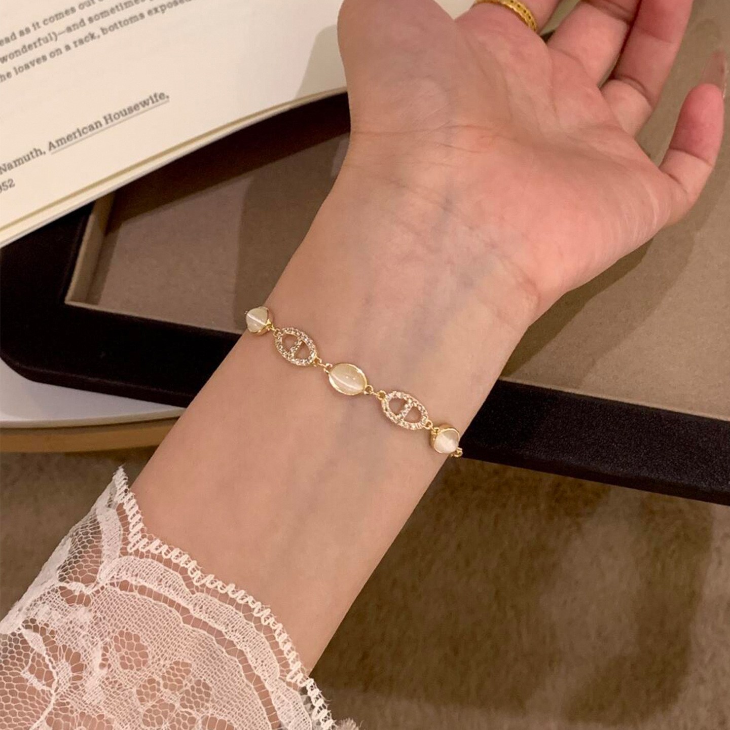 NXNA 14K골드 타원 돼지코 생일선물 팔찌 XYL-SL017,도금 70,000원