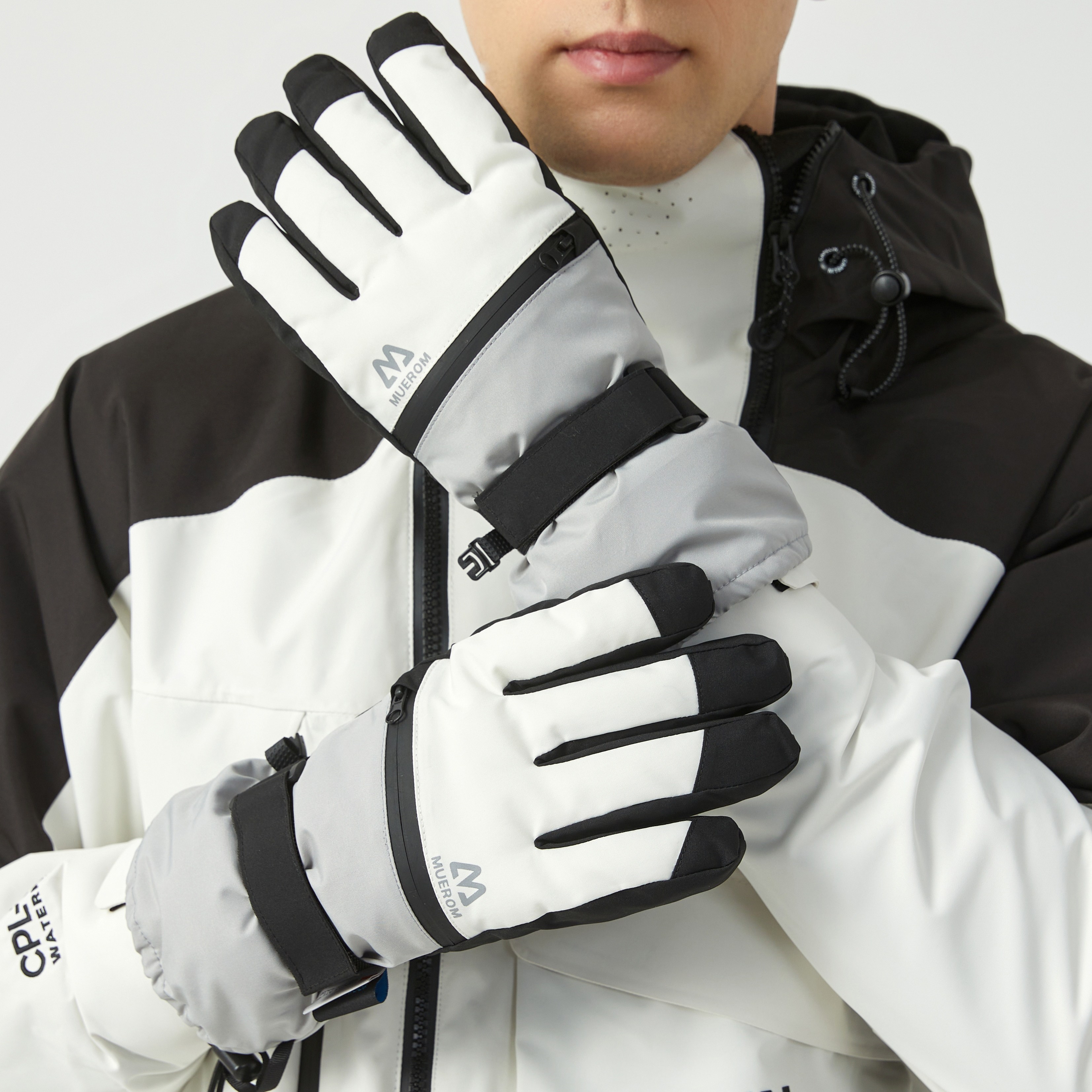 뮤롬 방수 방한 커플 스키보드장갑 3M-800, 남성용 그레이, 1개 14,900원