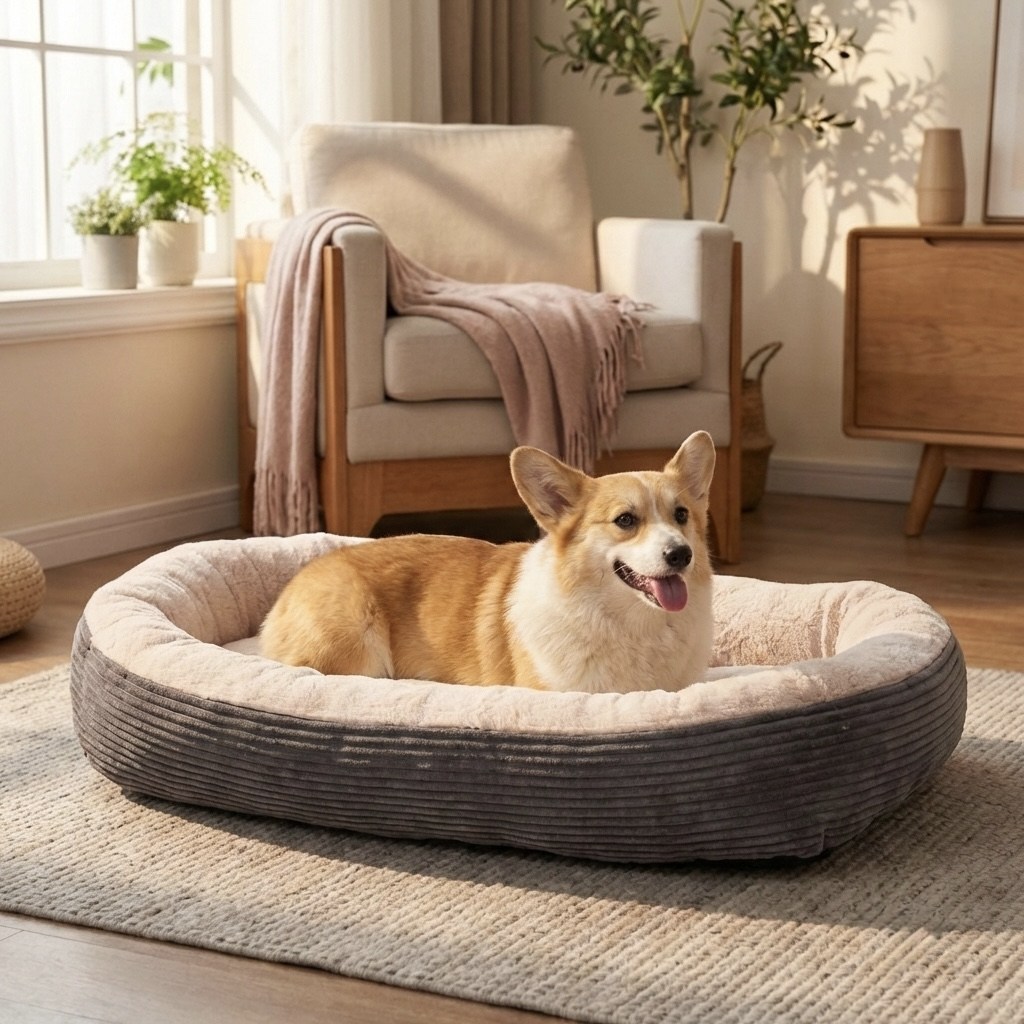 프리픽 통세탁 강아지 마약 방석 푹신한 쿠션 침대, 1개, 그레이 21,800원